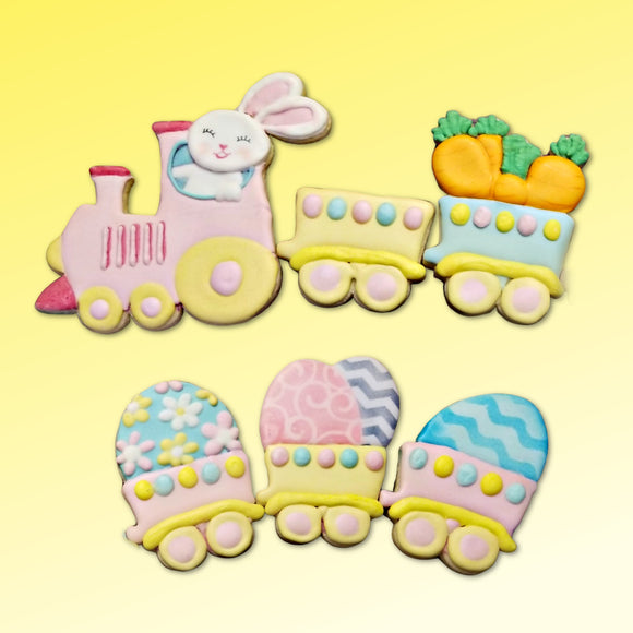 Easter Bunny Train Cookie Cutter, Easter Cookie Cutter