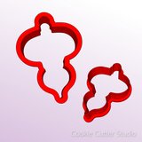 Christmas Ornament Cookie Cutter #18, Christmas Cookie Cutter