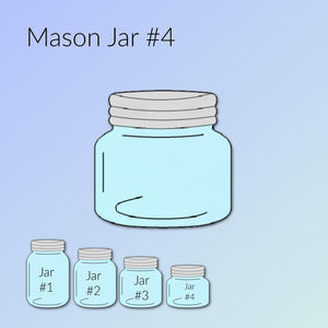 Mason Jar Cookie Cutter #4