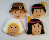 Girl Pilgrim Cookie Cutter, Thanksgiving Cookie Cutter