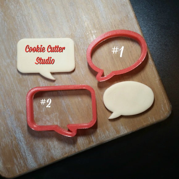 Speech Bubble Cookie Cutter