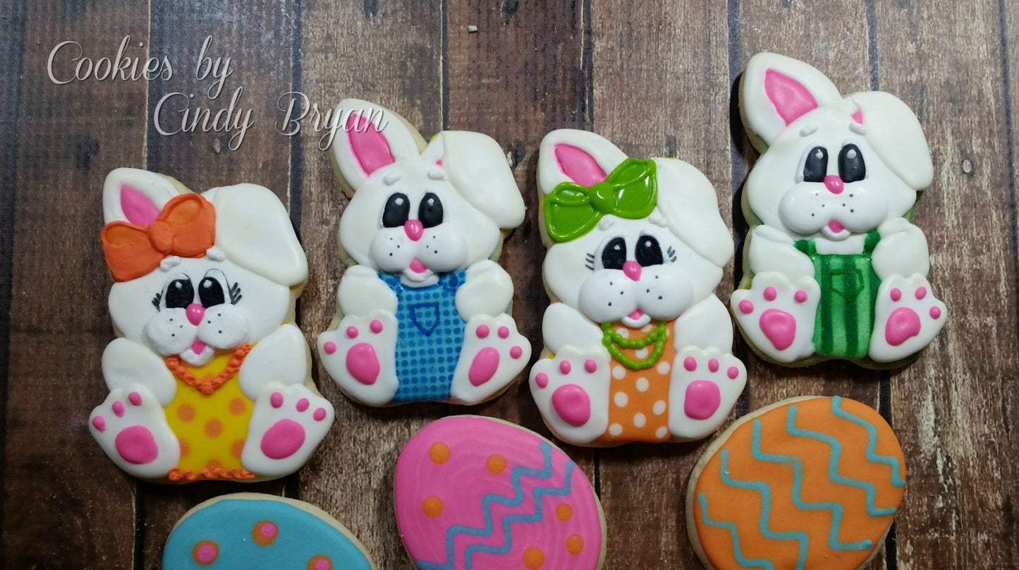 Boy Bunny Sitting Cookie Cutter
