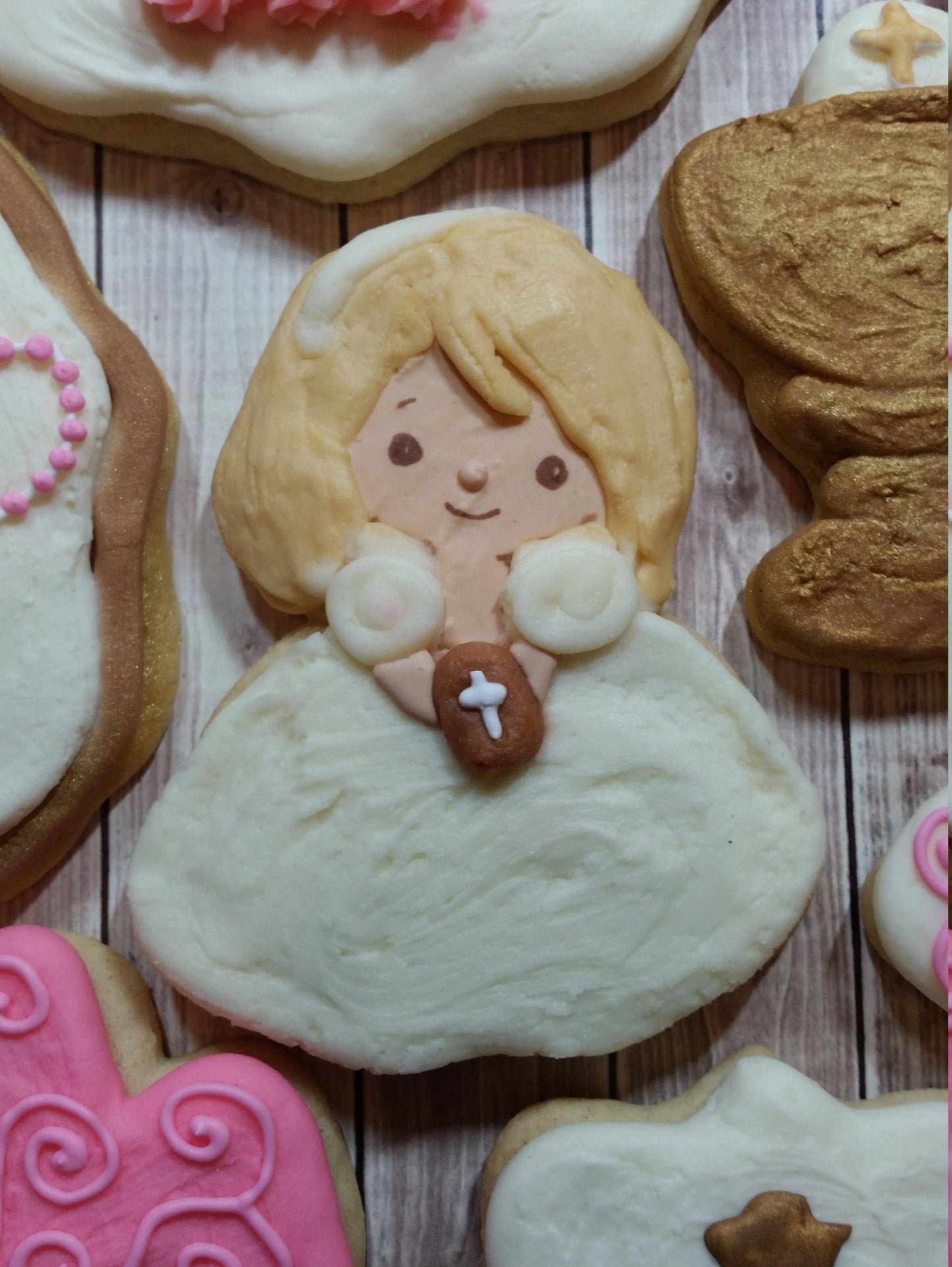 First Communion Girl Cookie Cutter