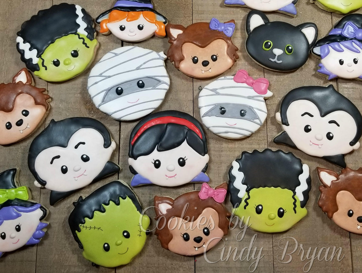 Girl Werewolf Head Cookie Cutters, Halloween Cookie Cutter