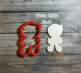 Mummy Boy & Girl Cookie Cutters, Halloween Cookie Cutter