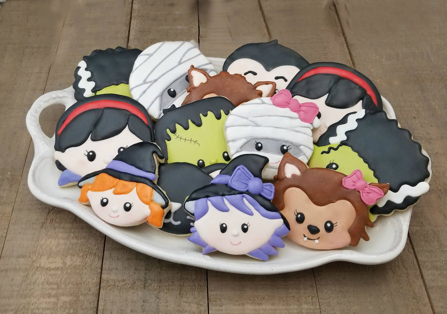 Girl Werewolf Head Cookie Cutters, Halloween Cookie Cutter
