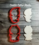Ghost Boy & Girl Cookie Cutters, Halloween Cookie Cutter