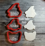 Witch Cookie Cutters, Halloween Cookie Cutter