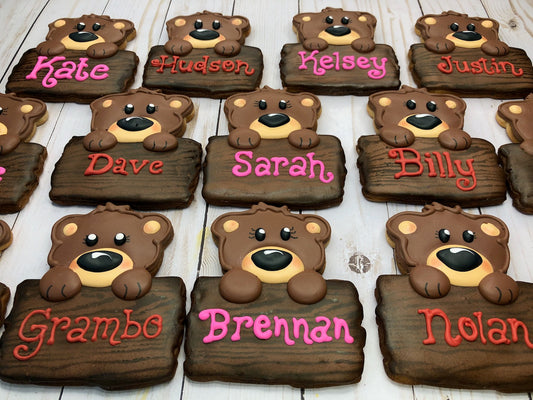 Bear Plaque Cookie Cutter
