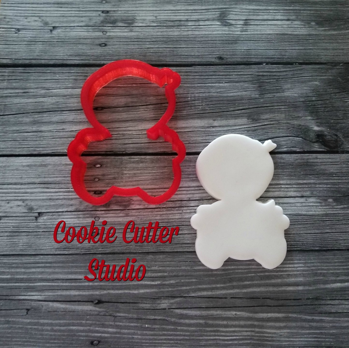 Mummy Boy Plaque Cookie Cutter, Halloween Cookie Cutter