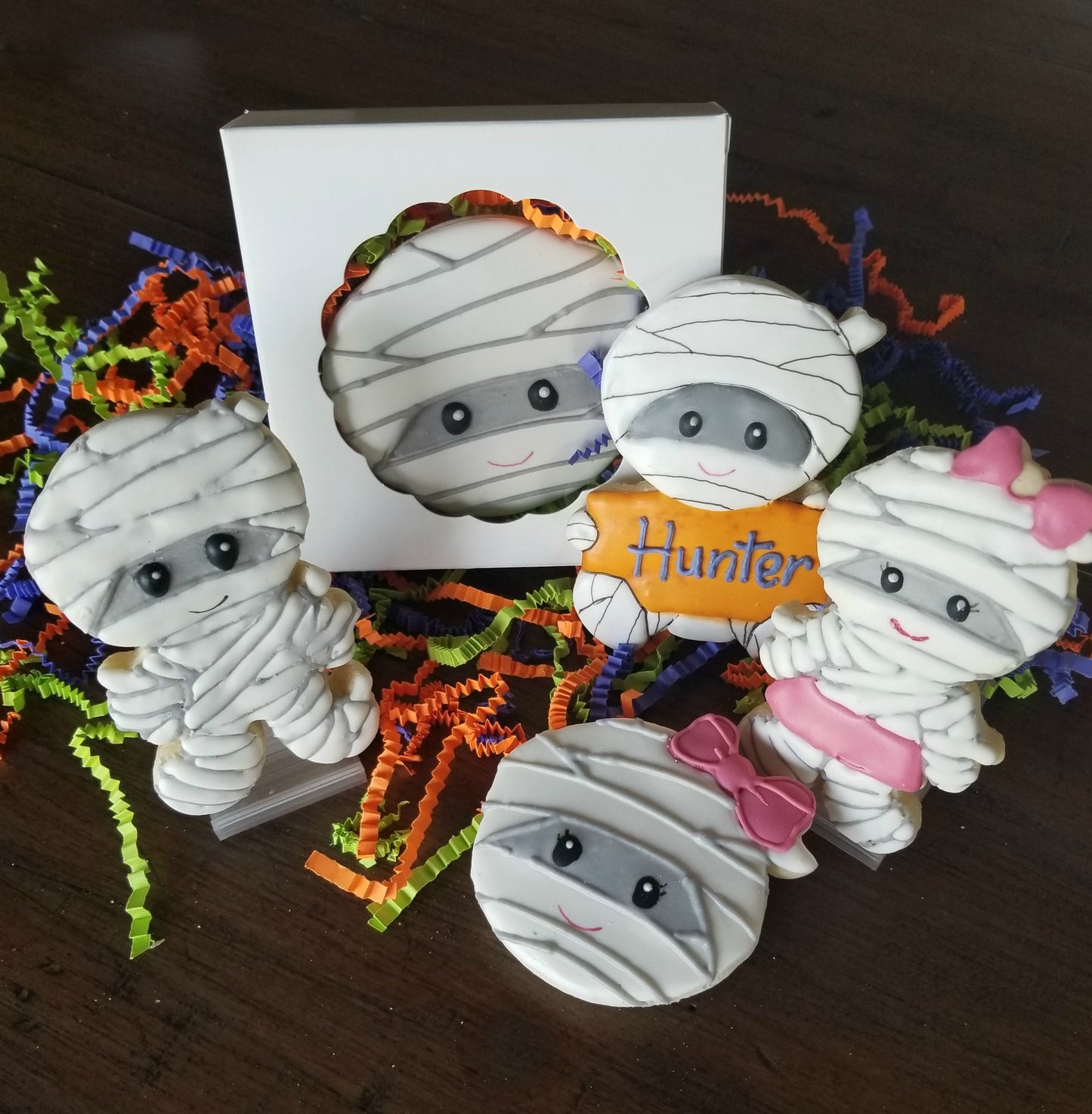 Mummy Boy Plaque Cookie Cutter, Halloween Cookie Cutter