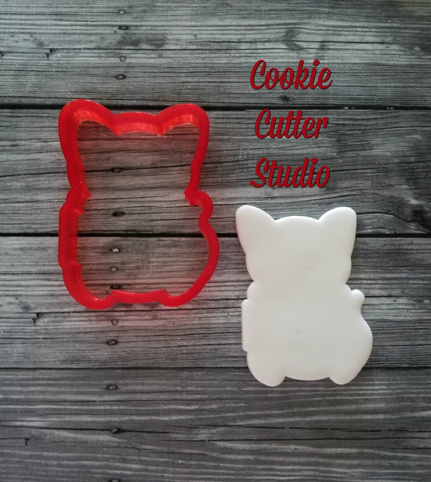 Black Cat Plaque Cookie Cutter, Halloween Cookie Cutter