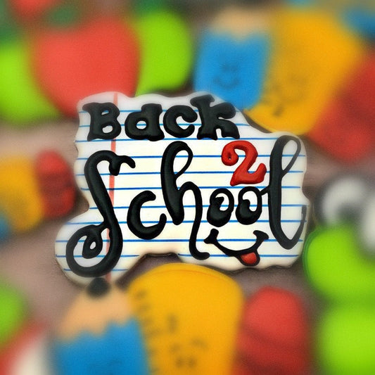 Back to School Plaque Cookie Cutter