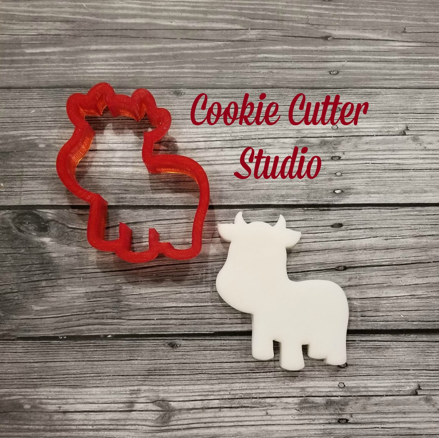 Cow Cookie Cutter, Nativity Cookie Cutter Set