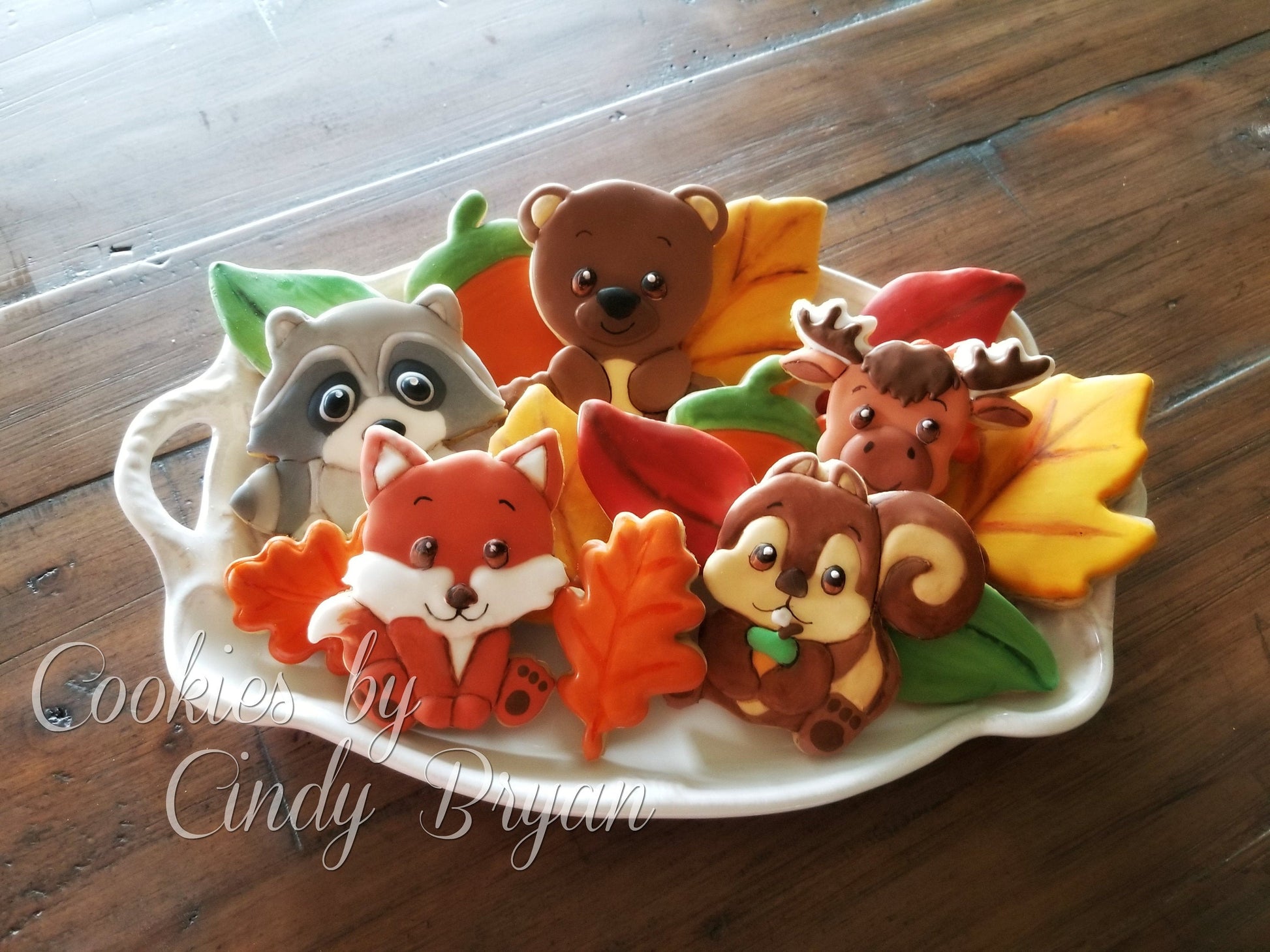Woodland Animal Cookies