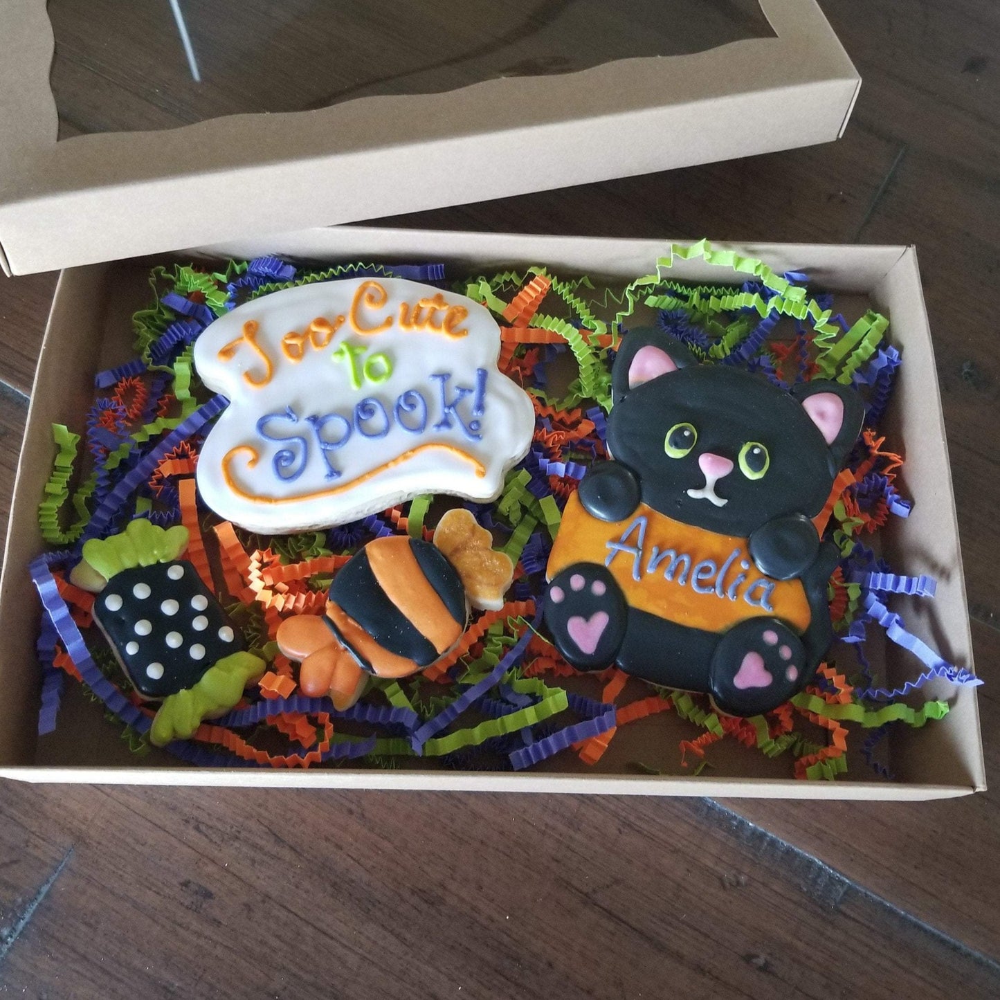 Black Cat Plaque Cookie Cutter, Halloween Cookie Cutter