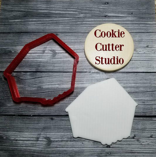 Gingerbread House Cookie Cutter, Christmas Cookie Cutter