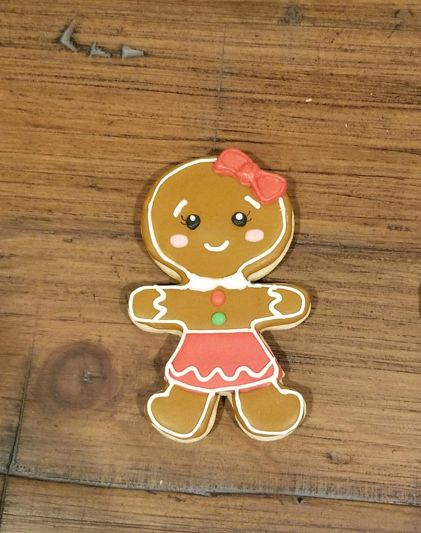 Gingerbread Girl Cookie Cutter, Christmas Cookie Cutter