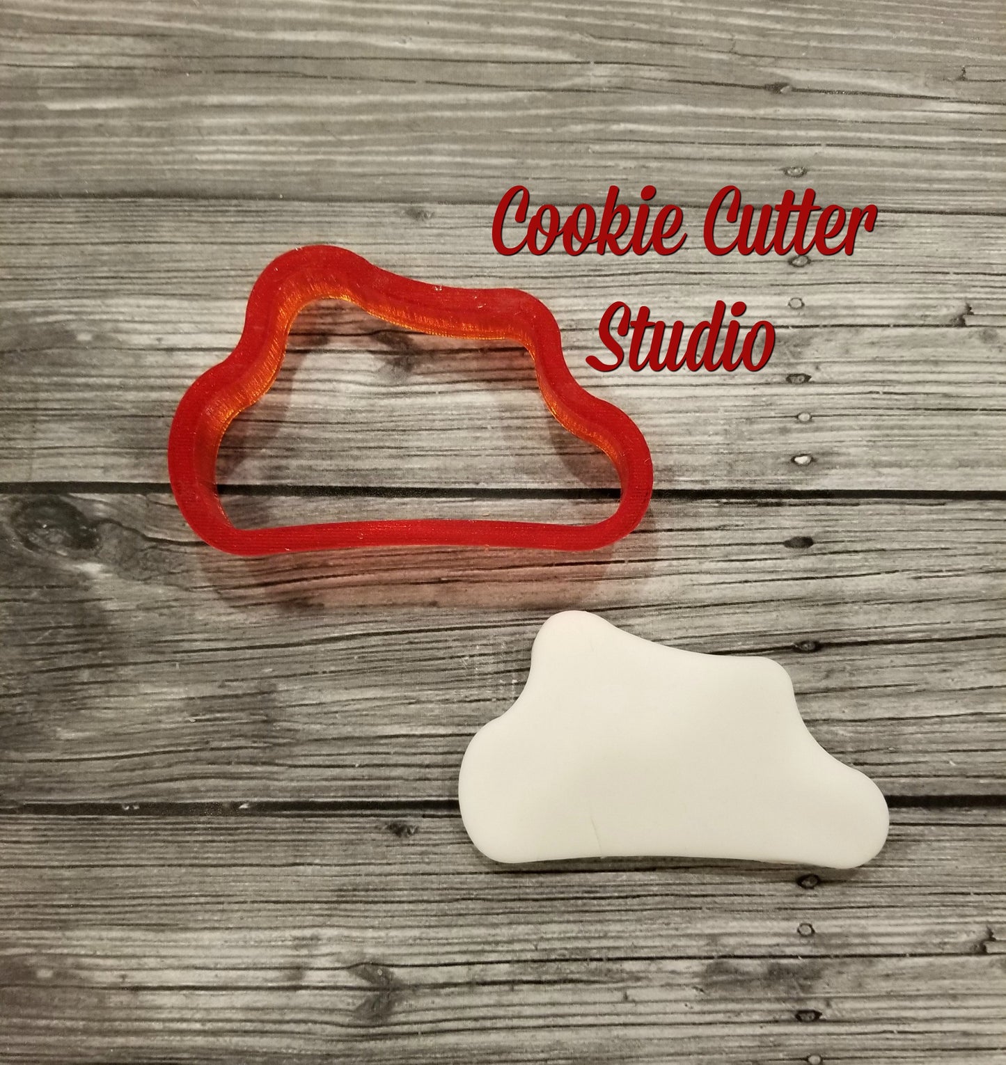 Snowman Plaque Cookie Cutter, Christmas Cookie Cutter, Snowman Cookie Cutter