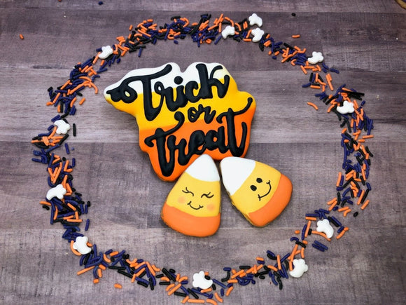 Trick or Treat Cookie Cutter, Halloween Cookie Cutters