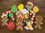 Gingerbread Girl Cookie Cutter, Christmas Cookie Cutter