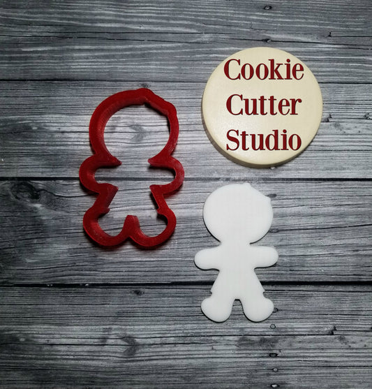 Gingerbread Girl Cookie Cutter, Christmas Cookie Cutter