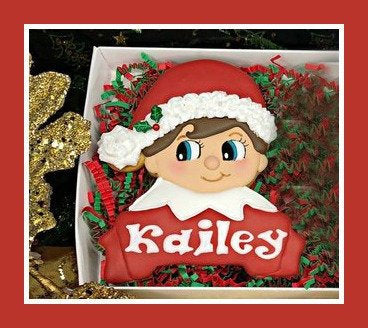Elf Cookie Cutter, Christmas Elf Cookie Cutter