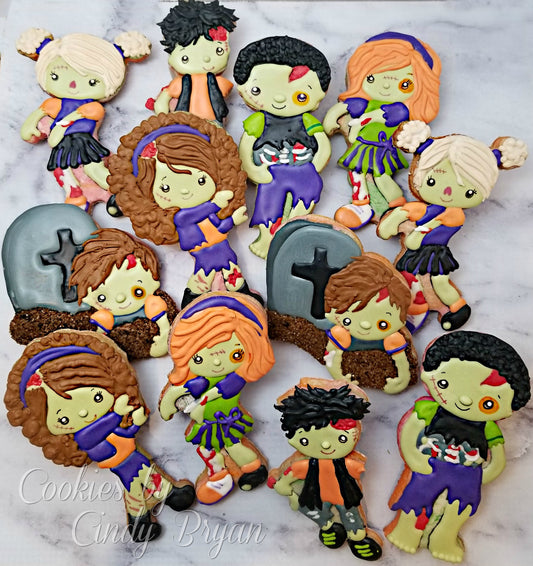 Zombie Boy Cookie Cutter, Halloween Cookie Cutters