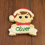 Christmas Elf with Banner Cookie Cutter