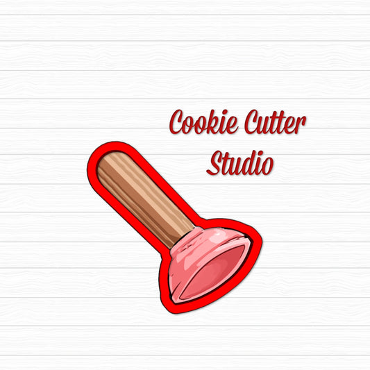 Plunger Cookie Cutter, Plumber Cookie Cutters