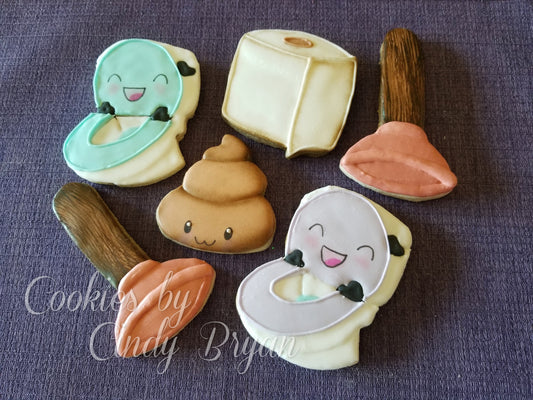 Plunger Cookie Cutter, Plumber Cookie Cutters