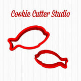 Fish Cookie Cutter, Regal Tang Fish Cookie Cutter