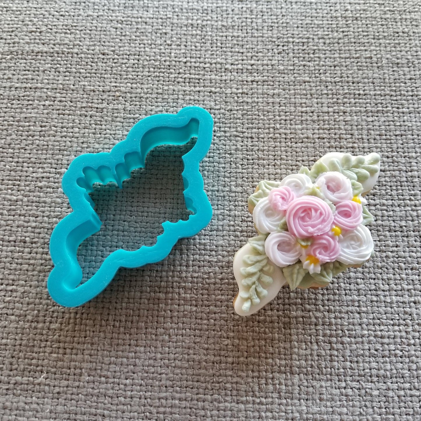 Floral Cookie Cutter, Baptism Cookie Cutter