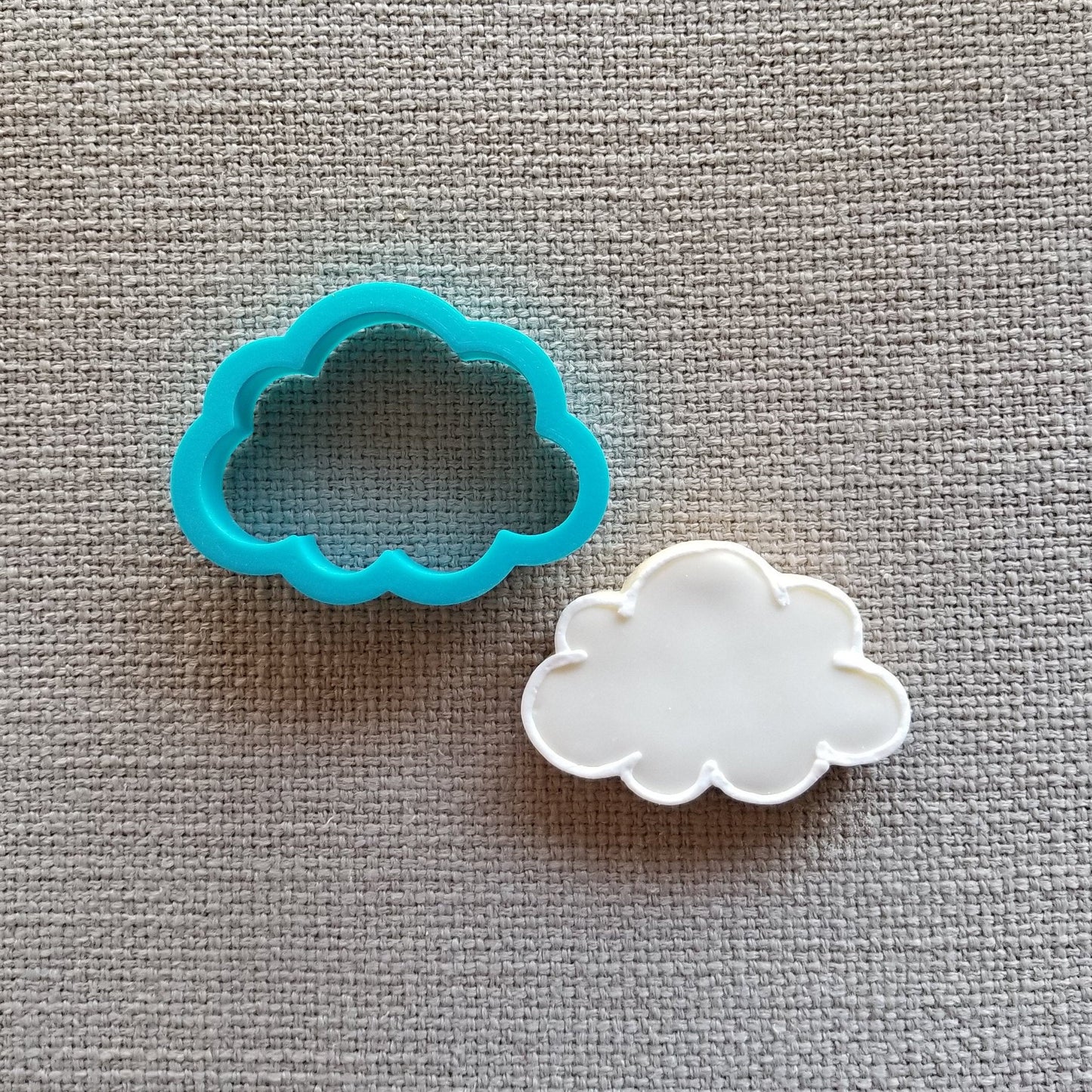 Cloud Plaque Cookie Cutter, Baptism Cookie Cutter