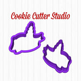 Unicorn Plaque Cookie Cutter, Unicorn Cookie Cutter