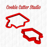 Graduation Cap Cookie Cutter