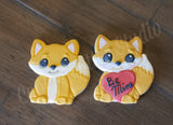 Fox and Tree Stump Cookie Cutter Set