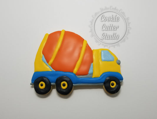 Concrete Truck Cookie Cutter, Construction Cookie Cutters
