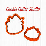 Witch Pumpkin Cookie Cutter, Halloween Cookie Cutter