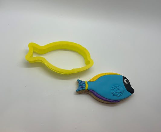 Fish Cookie Cutter, Regal Tang Fish Cookie Cutter