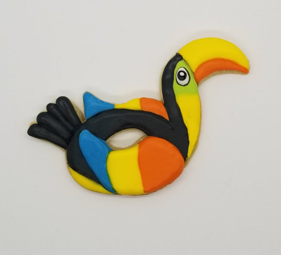 Toucan Float Cookie Cutter, Pool  Float Cookie Cutter