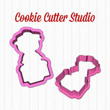 Spa Girl Cookie Cutter, Face Mask Cookie Cutter