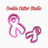 Ribbon Cookie Cutter, Breast Cancer Cookie Cutters