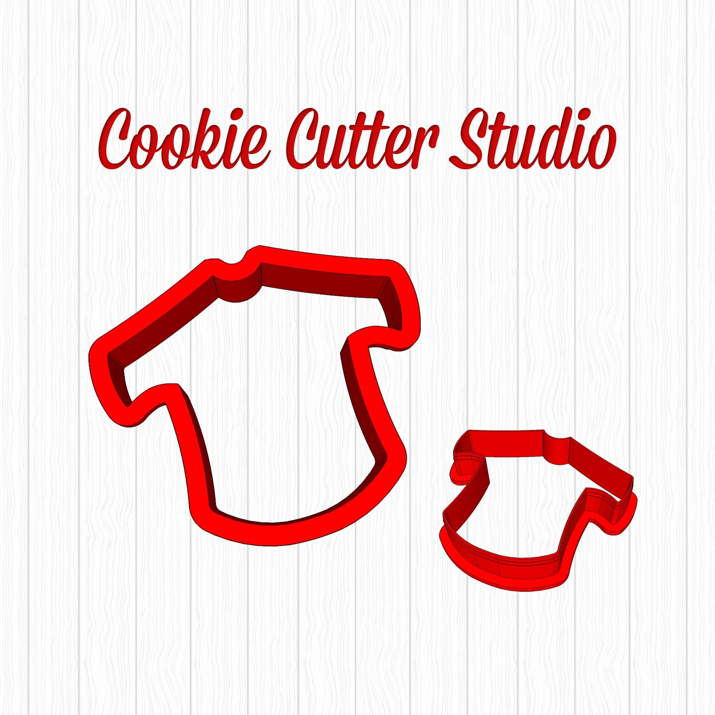 Baseball Jersey Cookie Cutter