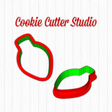 Christmas Light Cookie Cutter,  Christmas Cookie Cutter