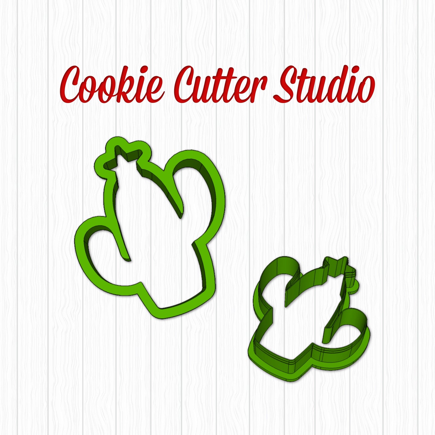 Christmas Cactus Cookie Cutter