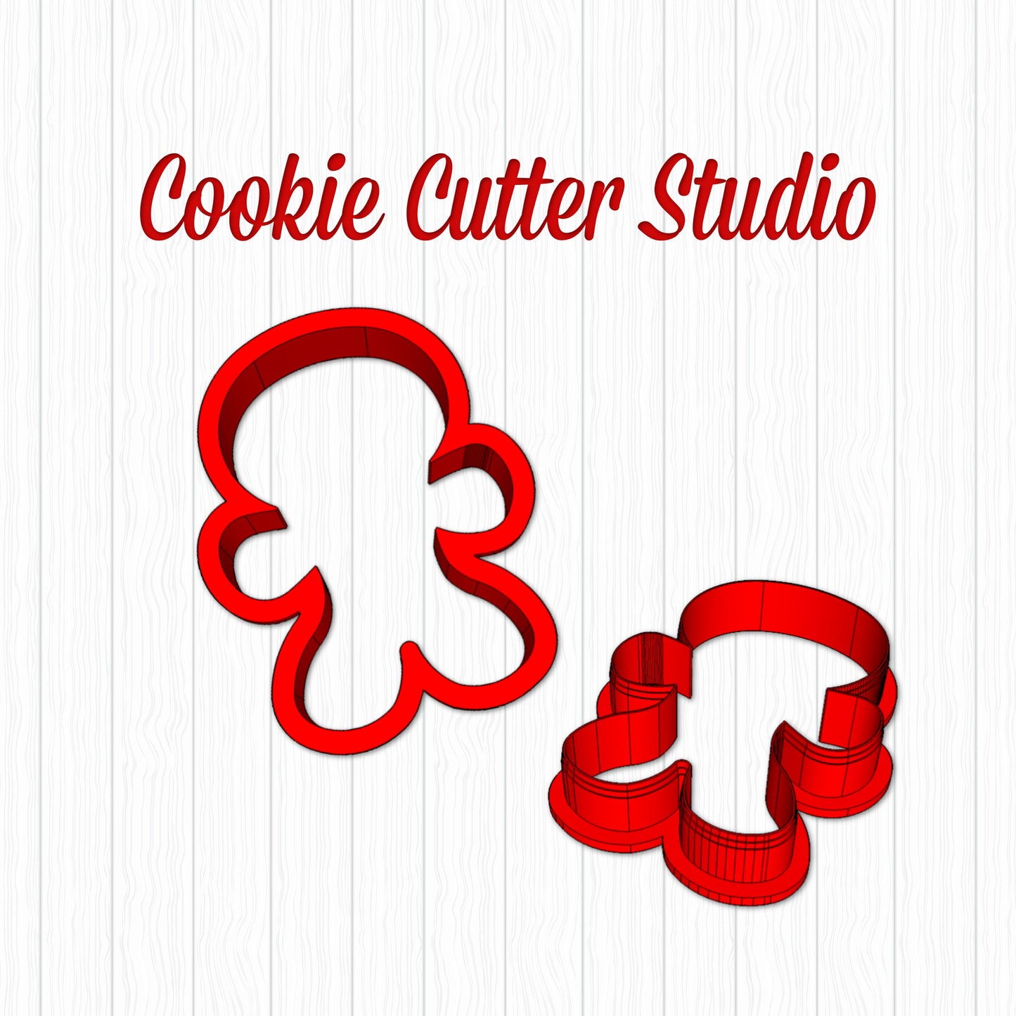 Gingerbread Man Cookie Cutter, Christmas Cookie Cutter
