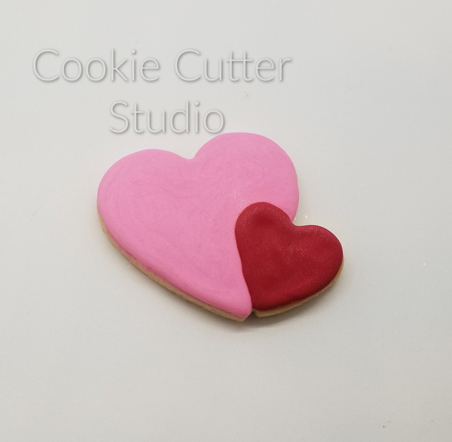 Double Heart Cookie Cutter | Valentine’s Day Cookie Cutter for Sugar Cookies & Fondant