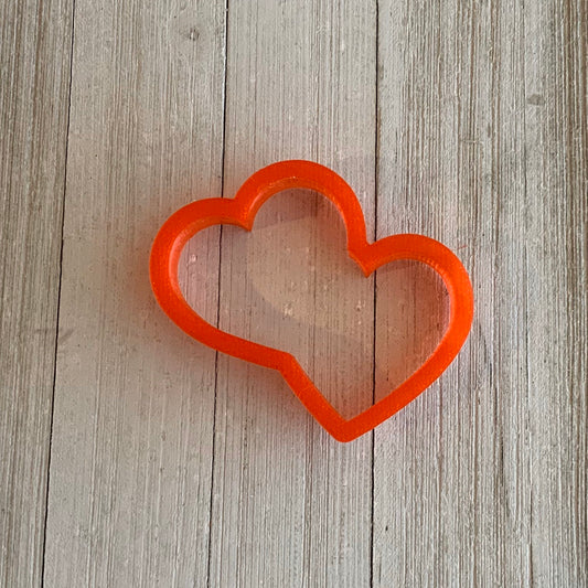 Double Heart Cookie Cutter, Valentine Cookie Cutter