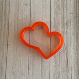 Double Heart Cookie Cutter, Valentine Cookie Cutter